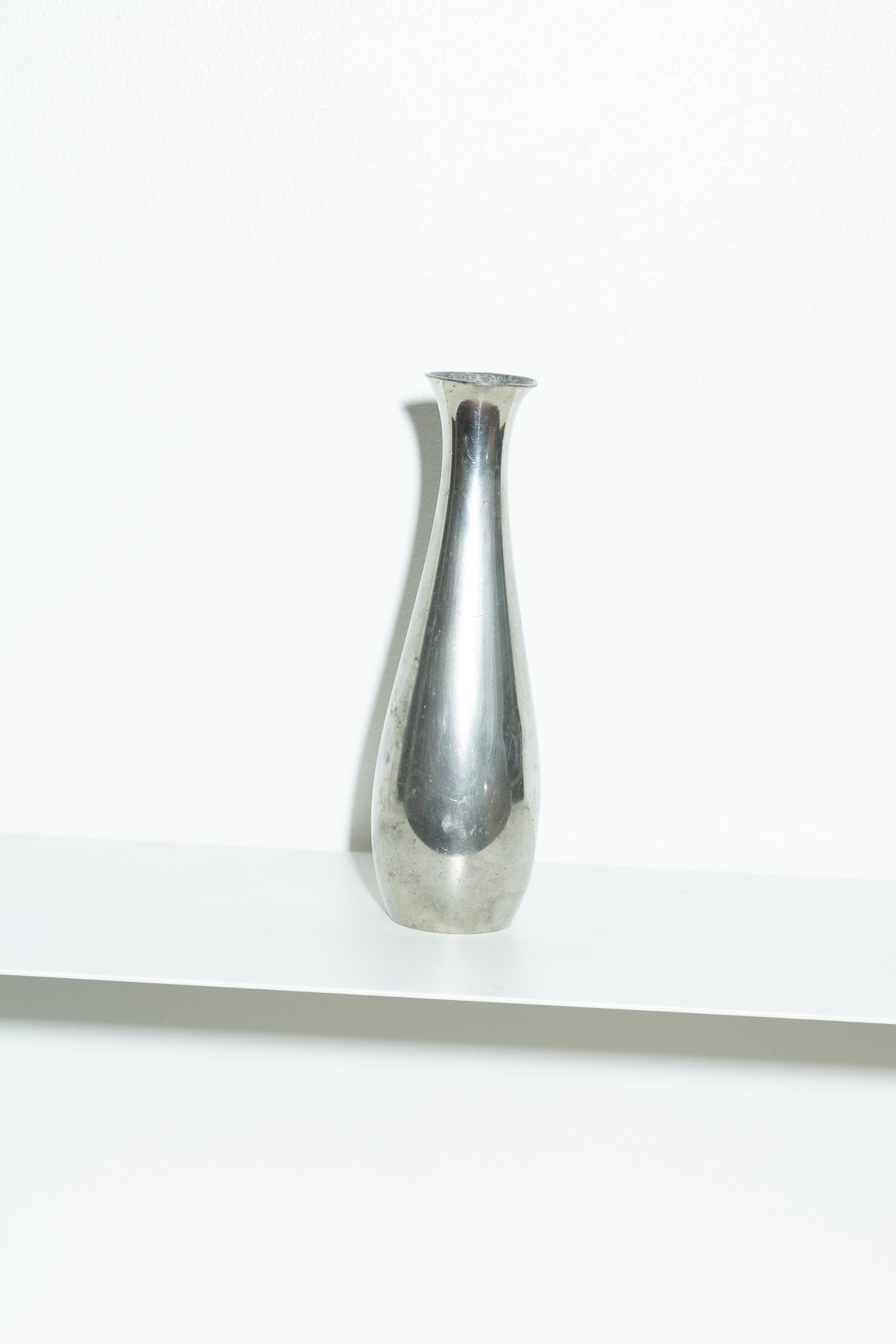 Pewter Silver vintage vase