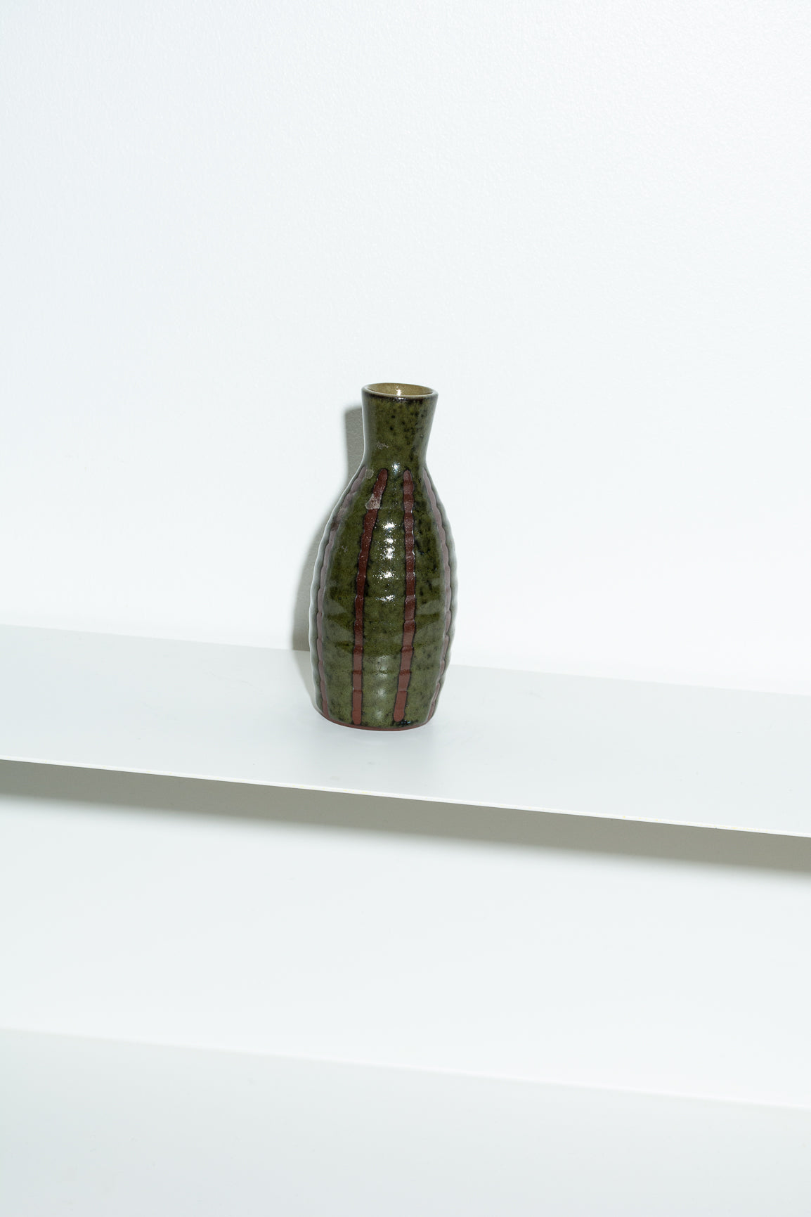 Green and Cocoa Vase