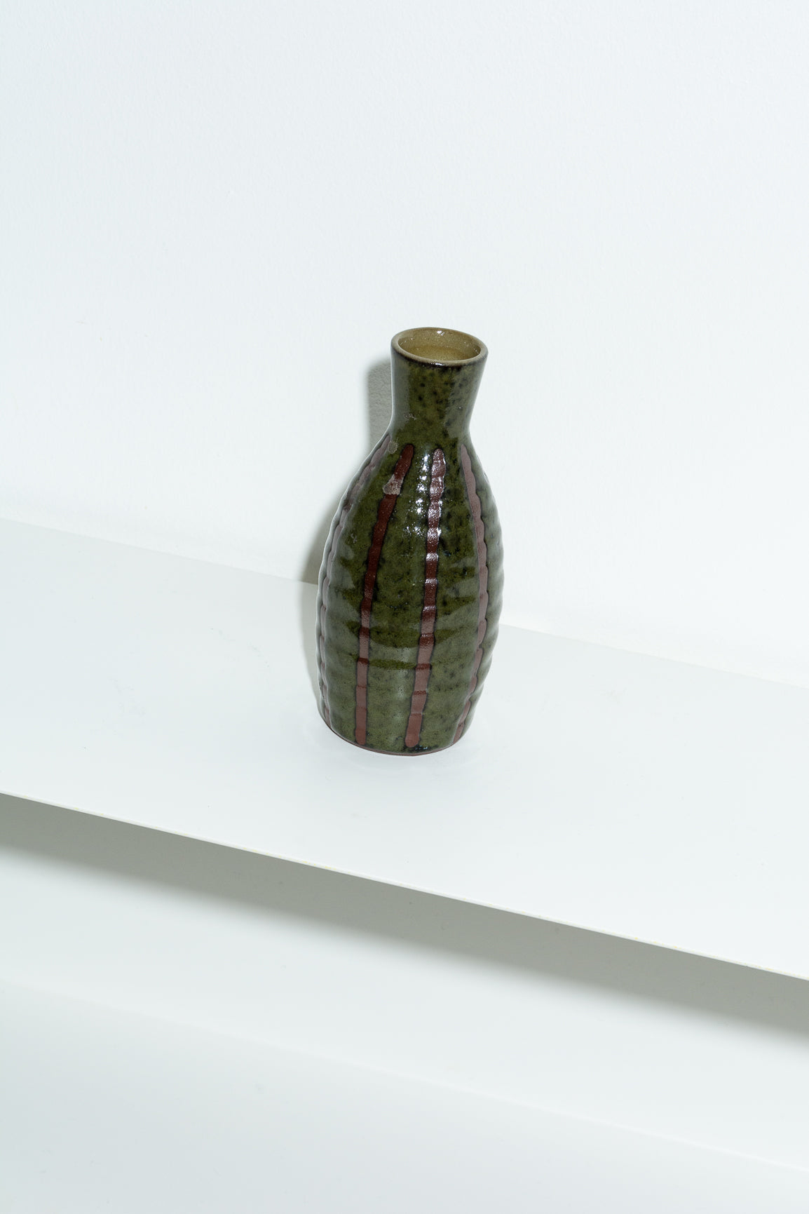 Green and Cocoa Vase