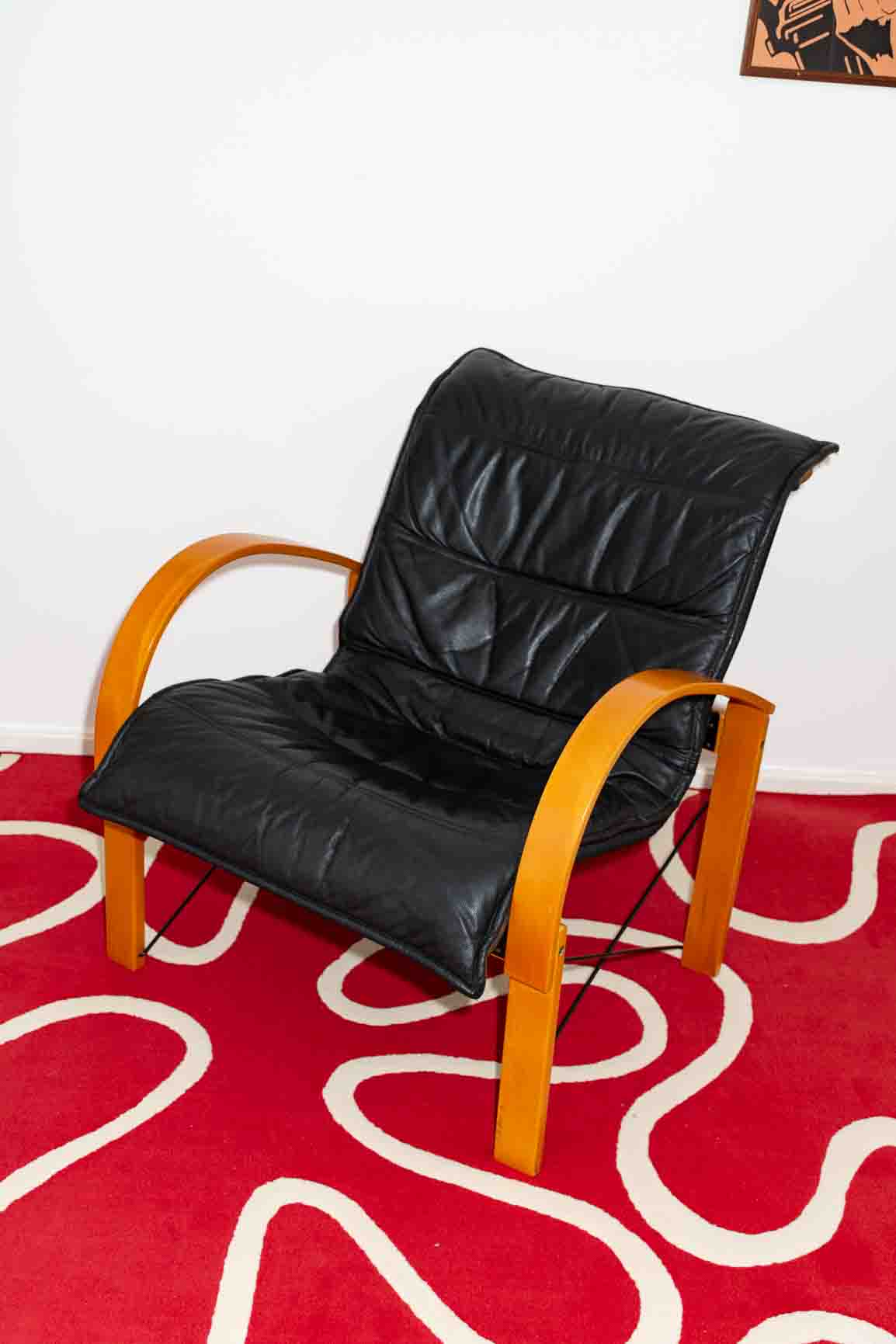 Leather Armchair/Loungechair | Vintage IKEA
