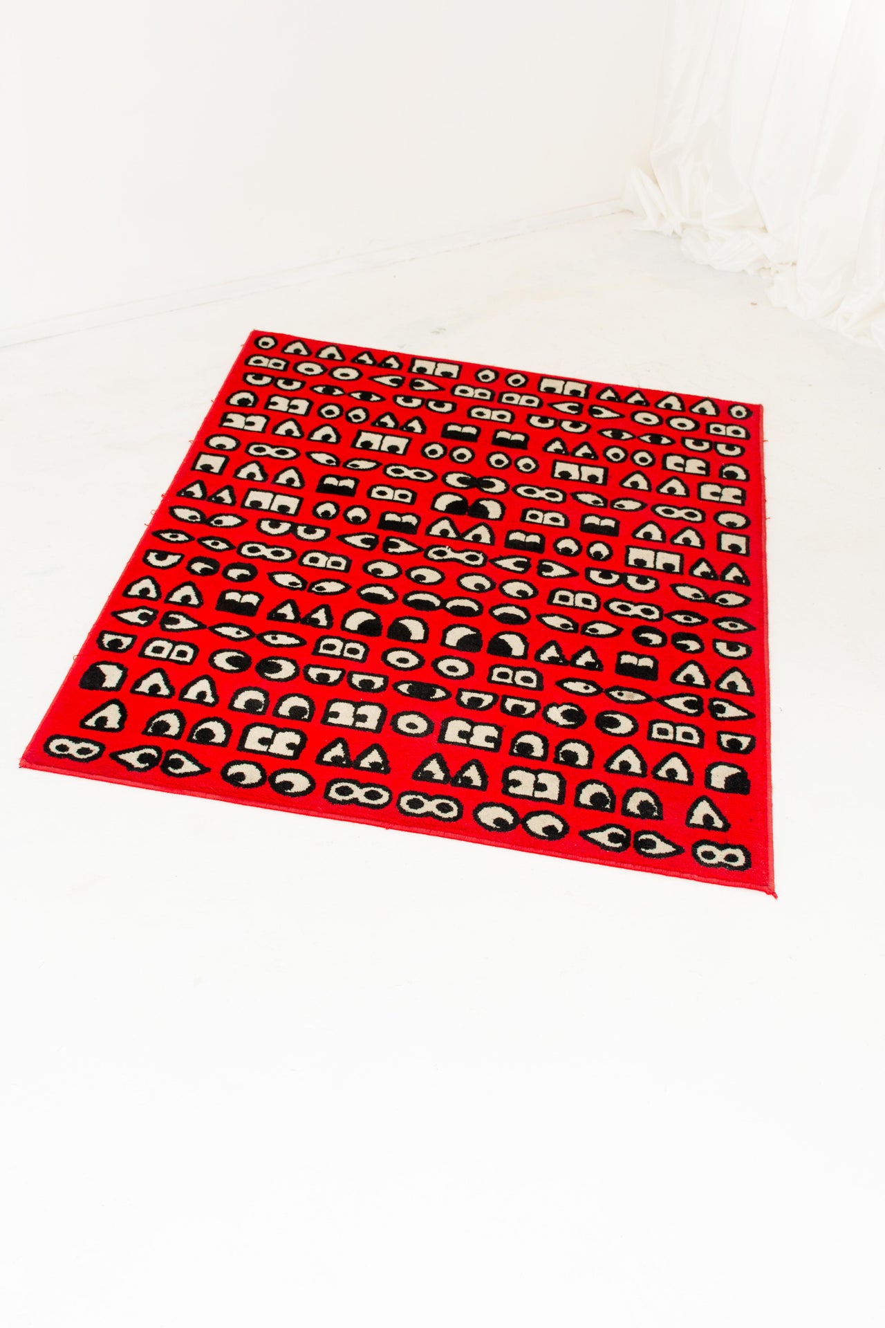 Red Eye Ikea Rug